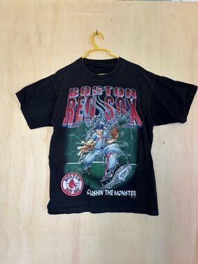 Boston Red Sox Black Graphic Short Sleeve Tee